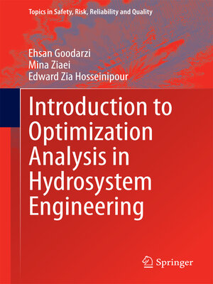 cover image of Introduction to Optimization Analysis in Hydrosystem Engineering